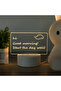 لوحة رسائل LED شفافة إبداعية من GGbingo، مزودة بإضاءة ليلية، قابلة لإعادة الشحن عبر منفذ USB، ولوحة ملاحظات قابلة لإعادة الكتابة. - 6