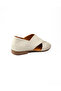03 Gray Leather Women's Ballerinas - 4
