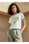 Regular Fit Cotton T-shirt with Nirvana Print