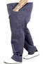 Mode XL Large Size Wide Leg Denim Trousers 20923 Stone Color - 2