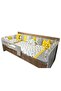 Gold Duvet Cover and Fence Montessori Sleeping Set Yellow Ç123 - 2