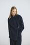 Buckle Detailed Wrap Shirt and Trousers Set Navy Blue - 3