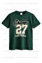 Skate Boarding and Brooklyn Printed 3-Pack Unisex Black-White-Green Kids T-Shirt - 2