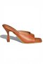 S590033109 Tan Thin Heeled Women's Slippers - 7