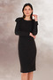 Rochie midi Sublime Noir - 2