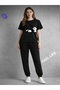 Women'S/Men's Wide Cut T-Shirt Tracksuit Tenbel Panda Printed Set