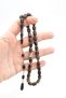 Handcrafted Systematic Capsule Cut Buffalo Horn Prayer Beads - 5
