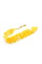 Coarse Grain Yellow White Powdered Amber Fish Prayer Beads - 2