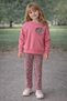 Girl's Sweatshirt Floral Leggings Set