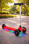 Globy Led Lighted 3-Wheel Scooter — 4 Levels, 50–65 cm Height Adjustable Kids' Scooter - 3