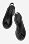 Cortez Women's Genuine Leather Sandals Black - 4