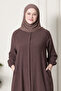 Women's Plus Size Seersucker Fabric Hidden Button Double Suit - 3