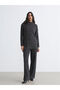 Shiny Looking Women's Knitwear Trousers with Elastic Waist
