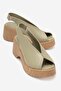 Cortez Women's Genuine Leather Sandals Green