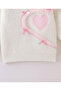 Pullover with Heart Design - Cream - 4