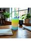 Rainbow Color Gradient Decorative Pen Holder – Modern Desktop Organizer (12X8 cm) - 2
