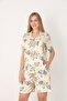 Women's 100% Cotton Short-Sleeve Shorts Pajamas Set 19107 - 4