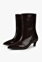 Women's Maris Brown Leather Heeled Boots
