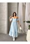 Bella Brode Off Shoulder Flywheel Sleeve Midi Dress - 4