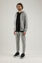 Sportswear Men's Hooded Zipper Sweatshirt Gray - 6
