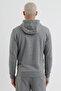 Sportswear Men's Hooded and Full Zip Sweatshirt Titanium - 2