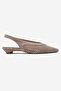 Lieve Beige Suede Genuine Leather Women's Low Heel Shoes - 3
