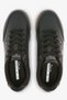 Women's Black Low-Top Sneakers - Lightweight with White Sole, Comfortable Casual Shoes - 5