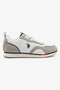 Men's White with Grey Sneakers - Lightweight, Breathable and Comfortable Shoes
