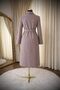 Womens Coat Italian Wool Trench Coat With Belt - 4
