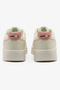 Women's Beige Low-Top Sneakers - Lightweight with White Sole, Comfortable Casual Shoes - 3
