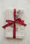 Floral Embroidery Detailed 2-Piece Napkin Set 45X45 Beige
