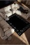 Stone Shimmering Stone Detailed Woven Base Modern Decorative Carpet Stone1 - 7