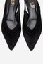 Lieve Black Suede Genuine Leather Women's Low Heel Shoes - 2