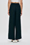 Women's Wide-Leg Pants with Beaded Embroidery on the Front and Sides - 4