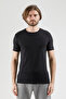 Sportswear Fv 4 I O Collared Flexible Men's T-Shirt Black