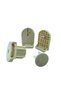38-Piece Jumbo Cream Chain Mechanism and Plastic Peg Foot Set