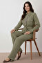 Scarf Double Set N7203 Khaki - 3