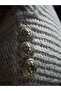 Embossed Lion Patterned 28mm 44 Size Large Gold Metal Button Set 6 Pieces - Coat and Jacket Accessory - 3