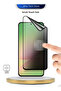 Samsung Galaxy A57 5G 2026 Premium Nano Ceramic Privacy Full Cover Matte Flexible Clear/Black - 3