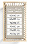 100% Cotton Combed Elastic Baby Sheet |   Breathable Structure, Compatible with Park Beds and Cribs of All Sizes - 4