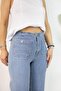 5704 Flatolu, Front Pocket Detail, Broad Legs, Double Legs Jeans - 6