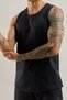 Sportswear Cotton Men's Athlete Tank Top Navy Blue - 4
