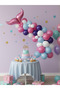 Little Mermaid Tail Birthday Party Decorations Mermaid Balloon Arch Garland Party Set - 3