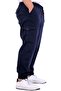 Mode XL Large Size Men's Gabardine Cargo Jogger Pants Nature 21927 Navy Blue - 3