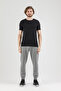 Sportswear Fv 4 I O Collared Flexible Men's T-Shirt Black - 8