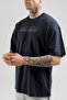 Better Self Nr Wide Cut Men's T-Shirt Navy Blue - 4