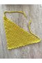 Women's Hand-Knitted Triangle Design Model Bandana Hair Accessory - 5