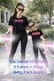 Mother Daughter Mama Min Toparlayıcı Tayt T-Shirt Combination Single Price Oversize 100% Cotton
