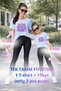 Mother Daughter Mama Min Toparlayıcı Tayt T-Shirt Combination Single Price Oversize 100% Cotton