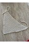 Women's Hand-Knitted Triangle Design Model Bandana Hair Accessory - 5
